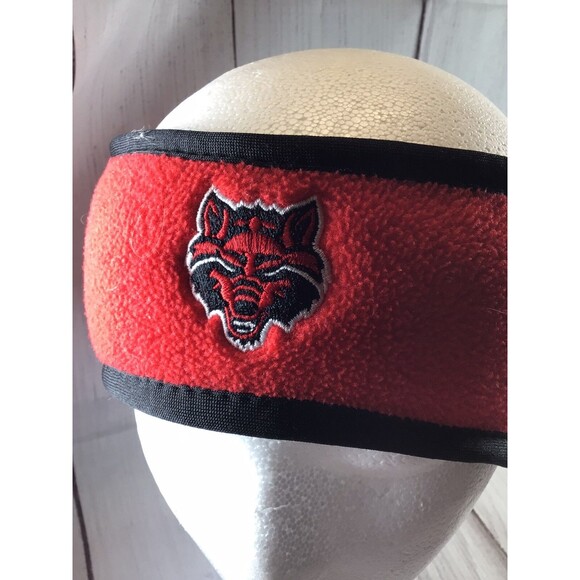 Arkansas State Red Wolves Winter Fleece Ear Warmer Headgear - Picture 2 of 14